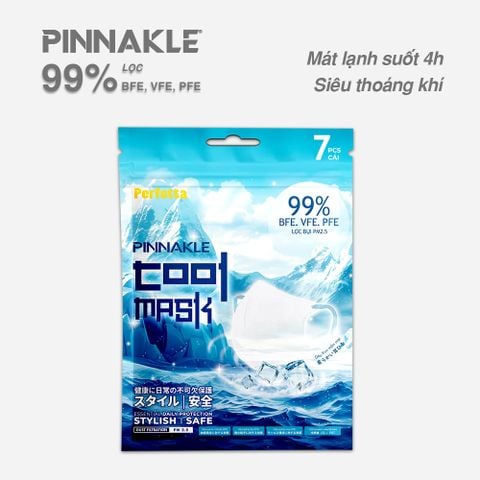 Gói Khẩu Trang Perfetta Pinnakle Cool Mask, Lớp Trong Siêu Mát Lạnh (7 cái/gói)