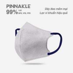 Khẩu Trang Perfetta Pinnakle, 3 Lớp, Quai Đeo Thun Bông (30 cái/hộp)