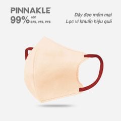Khẩu Trang Perfetta Pinnakle, 3 Lớp, Quai Đeo Thun Bông (30 cái/hộp)