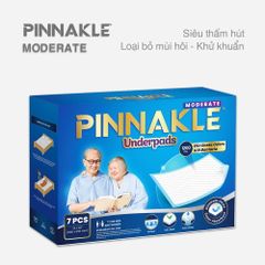 Tấm Đệm Lót Pinnakle, Siêu Thấm Hút, Chống Trào Ngược, Khử Mùi Tối Ưu (7 miếng/hộp)