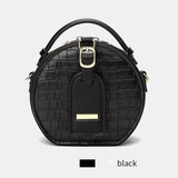  Túi xách tay & đeo chéo dáng tròn Circle Crossbody Purse PU22709 - Màu Black Sale! 