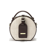  Túi xách tay & đeo chéo dáng tròn Circle Crossbody Purse PU22709 - Màu White Sale! 