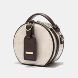  Túi xách tay & đeo chéo dáng tròn Circle Crossbody Purse PU22709 - Màu White Sale! 