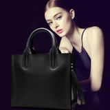  Túi xách tay da thật Business Tote doanh nhân DT22803 Màu Black 