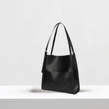  Túi xách tay da thật Tote Bag có nấc điều chỉnh quai DT22602- Màu Black Sale! (Tặng ví) 