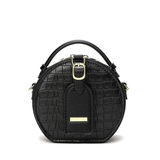  Túi xách tay & đeo chéo dáng tròn Circle Crossbody Purse PU22709 - Màu Black Sale! 