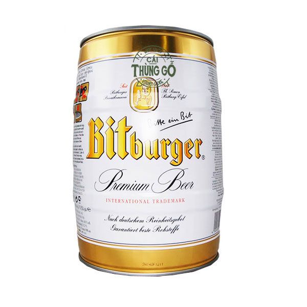 Bia Bitburger 5% Đức – bom 5 lít