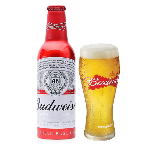 Bia Budweiser 5% Mỹ – 24 chai nhôm 355ml (Liên doanh)
