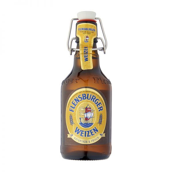 Bia Flensburger Weizen 5.1% Đức – 24 chai 330ml nút sứ