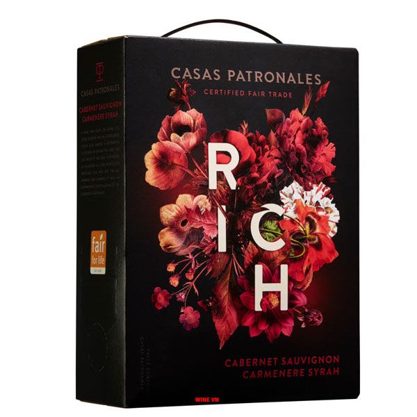 Rượu Vang Bịch Rich Casas Patronales