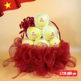  Giỏ Táo Vàng Kinsei Nhật Bản Tone Đỏ Vàng Sang Trọng 