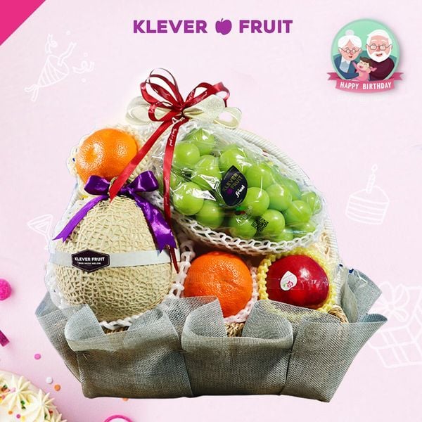 Giỏ Quà Trái Cây Tặng Sinh Nhật Ông Bà Từ 549k Tại Klever Fruit