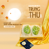  Khay gỗ Nho Hàn Shine Muscat Vip 