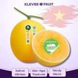  Dưa Lê Hữu Cơ Hồng Kim (khoảng 1.4kg) - Dưa Organic 