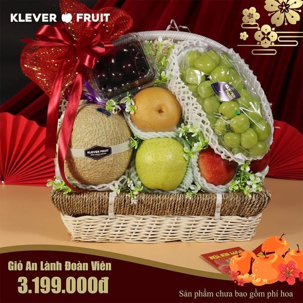 Giỏ quà tết An Lành Đoàn Viên tại Klever Fruit