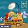 Hộp quà trái cây nhập khẩu kết hợp với bánh Trung Thu 2024 giá 1999k