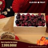  Hộp Quà Tết Cherry Super Big New Zealand Hộp Gỗ 