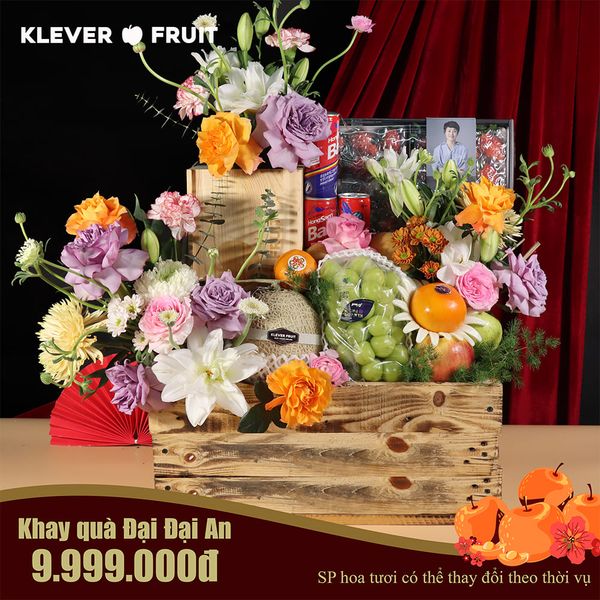 Giỏ Quà Tết Đại Đại An của Klever Fruit