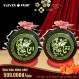  Quà Tết Truyền Thống Dưa Hấu Hắc Tiểu Long Khắc Chữ 
