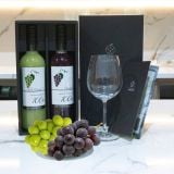  Nước ép Nho cao cấp Nhật Bản - Box 2 chai x 720ml Nho Shine Muscat Nhật Bản và Nho Kyoho Nhật Bản 