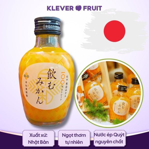 Nước Ép Quýt Nhật Bản 180ml