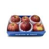 Táo Gala Organic New Zealand đỏ tươi pha vàng, ngọt giòn từ Klever Fruit khay 04 quả