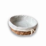  Giỏ mây tròn không quai lót vải 