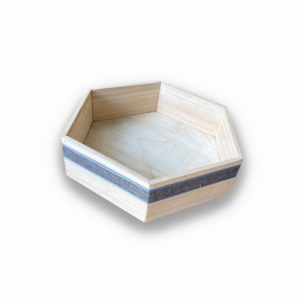  Khay Gỗ Lục Giác 