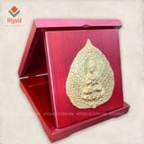 LÁ BỒ ĐỀ BẰNG ĐỒNG (Kích thước 16cm) - QUÀ TẶNG TRANH VÀNG