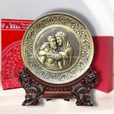 TRANH ĐỒNG CÔNG GIÁO - GIA ĐÌNH THÁNH GIA (Đk 19cm; Cao 25cm)