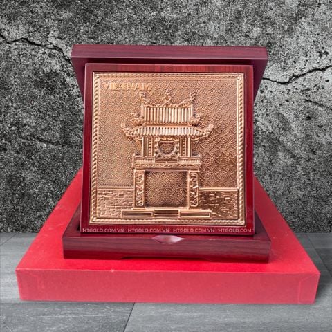 QUÀ TẶNG TRANH ĐỒNG KHUÊ VĂN CÁC  (16cm * 16cm).