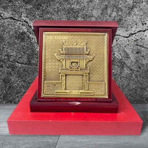 QUÀ TẶNG TRANH ĐỒNG KHUÊ VĂN CÁC  (16cm * 16cm).