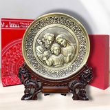 TRANH ĐỒNG CÔNG GIÁO - GIA ĐÌNH THÁNH GIA (Đk 19cm; Cao 25cm)