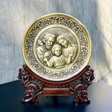 TRANH ĐỒNG CÔNG GIÁO - GIA ĐÌNH THÁNH GIA (Đk 19cm; Cao 25cm)