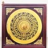 TRANH MẶT TRỐNG ĐỒNG - MẠ VÀNG (1m27*1m27)