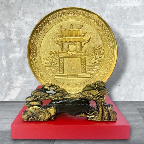 TRANH ĐĨA ĐỒNG KHUÊ VĂN CÁC (Đường kính 20cm)