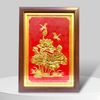 TRANH HOA SEN BẰNG ĐỒNG, MẠ VÀNG 24K <> (Kích thước 24cm x 34cm)