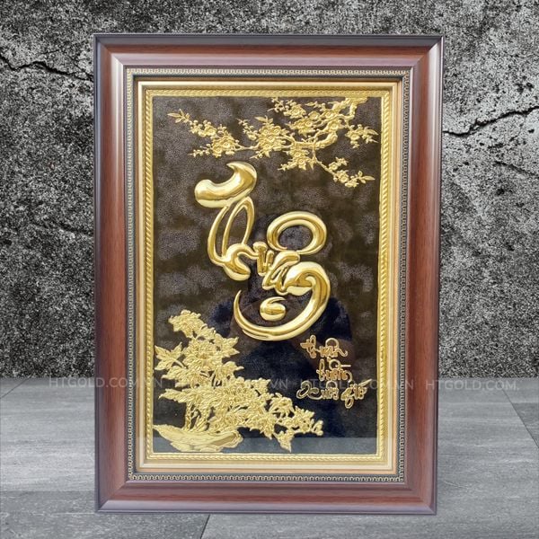 TRANH ĐỒNG CHỮ THUẬN <br> (Kích thước 38cm x 54cm)