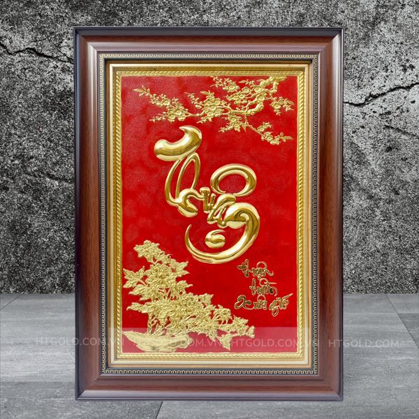 TRANH CHỮ THUẬN BẰNG ĐỒNG (54cm*38cm)