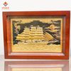 TRANH ĐỒNG THUẬN BUỒM XUÔI GIÓ, MẠ VÀNG 24K (Kích thước 38cm x 54cm)