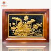 TRANH HOA SEN - MẠ VÀNG 24K (Kích thước 38cm x 54cm)
