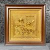 TRANH ĐỒNG HOA SEN, MẠ VÀNG 24K <br>(Kích thước 30cm x 30cm)