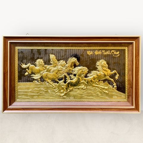 TRANH ĐỒNG MÃ ĐÁO THÀNH CÔNG (50cm * 90cm)