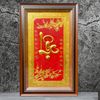 TRANH ĐỒNG CHỮ LỘC THƯ PHÁP, DÁT VÀNG (Kích thước 50cm x 80cm)...