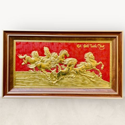 TRANH ĐỒNG MÃ ĐÁO THÀNH CÔNG (50cm * 90cm)