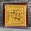 TRANH ĐỒNG HOA SEN, DÁT VÀNG (30cm*30cm)