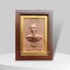 TRANH CHÂN DUNG BÁC HỒ BẰNG ĐỒNG (15cm x 20cm).