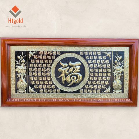 TRANH ĐỒNG BÁCH PHÚC (Kích thước 89cm x 173cm) - QUÀ TẶNG CAO CẤP