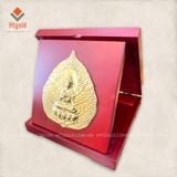 LÁ BỒ ĐỀ BẰNG ĐỒNG (Kích thước 16cm) - QUÀ TẶNG TRANH VÀNG