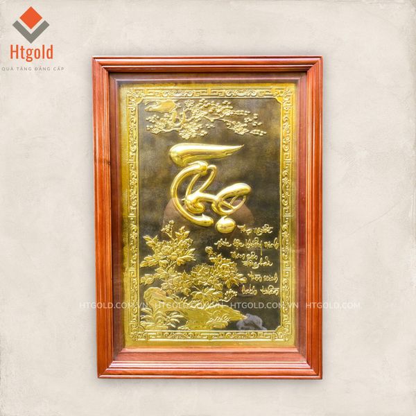 TRANH ĐỒNG CHỮ THỌ (Kích thước 50cm x 70cm)